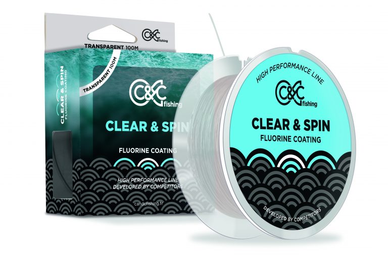 Fil de pêche CLEAR & SPIN 200 m transparent