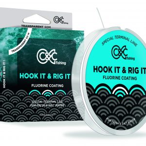 Fil de pêche HOOK IT & RIG IT 50 m transparent