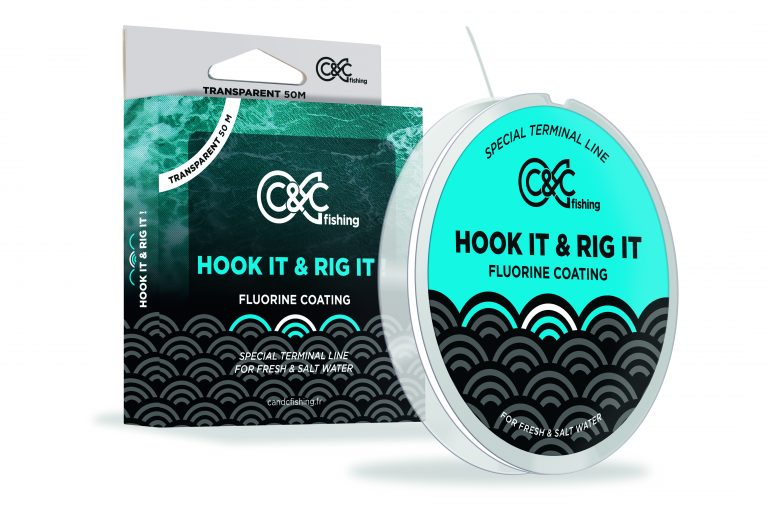 Fil de pêche HOOK IT & RIG IT 50 m transparent