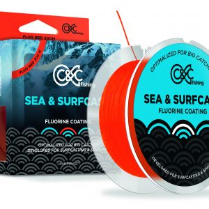 Fil de pêche SEA & SURFCAST 300 m rouge