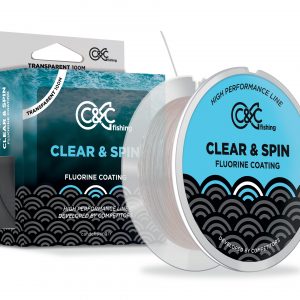 Fil de pêche CLEAR & SPIN 100 m transparent