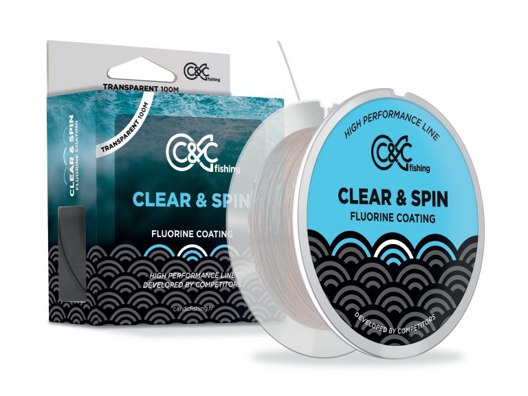 Fil de pêche CLEAR & SPIN 100 m transparent