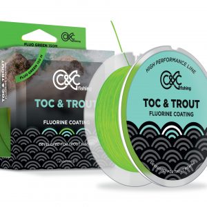 Fil de pêche TOC & TROUT Vert fluo 150 m
