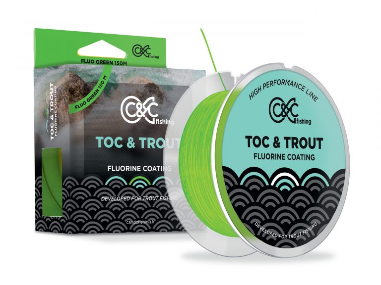 Fil de pêche TOC & TROUT Vert fluo 150 m