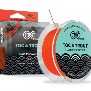 Fil de pêche TOC & TROUT Orange fluo 150 m