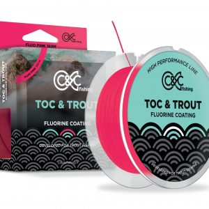 Fil de pêche TOC & TROUT Rose fluo 150 m
