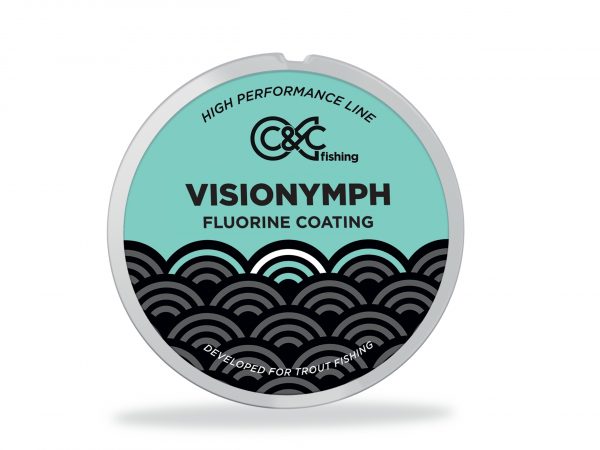 Fil de pêche VISIONYMPH Fluorine Coating Bicolore Jaune/Vert fluo 50 m – Image 2