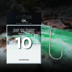 Hameçon de pêche DF 12 DRY FLY