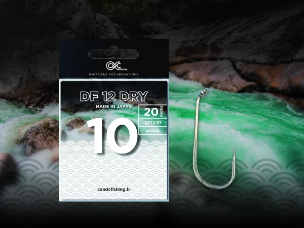 Hameçon de pêche DF 12 DRY FLY